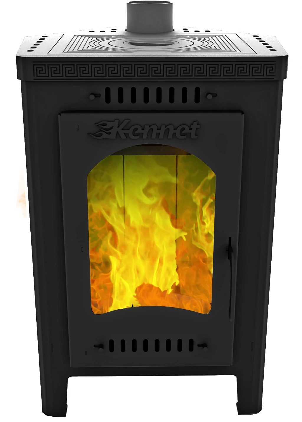 (С/П) Печь-камин Kennet Гермес с плитой угловой 7кВт