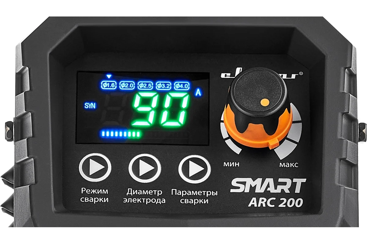 Сварочный инвертор Сварог ARC 200 REAL SMART Z28303 Black маска+краги 97886