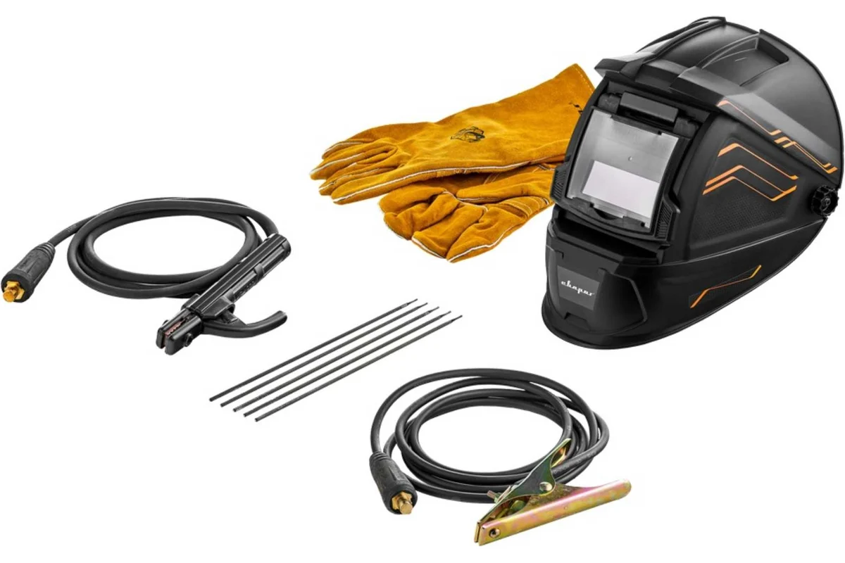 Сварочный инвертор Сварог ARC 200 REAL SMART Z28303 Black маска+краги 97886
