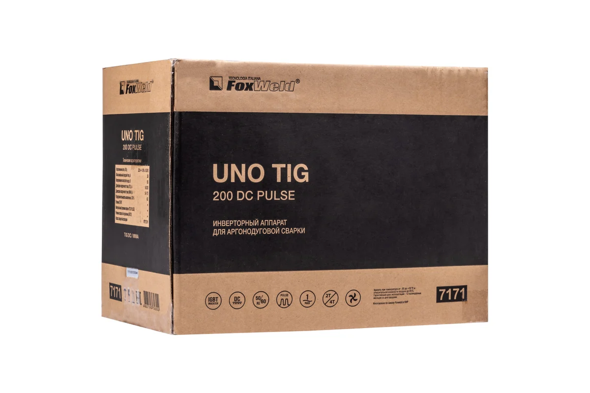 Аппарат аргонодуговой сварки FOXWELD UNO TIG 200 DC PULSE 7171