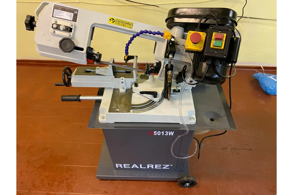 Ленточнопильный станок REALREZ G5013W СОЖ (400 V) REZ-5013/400V
