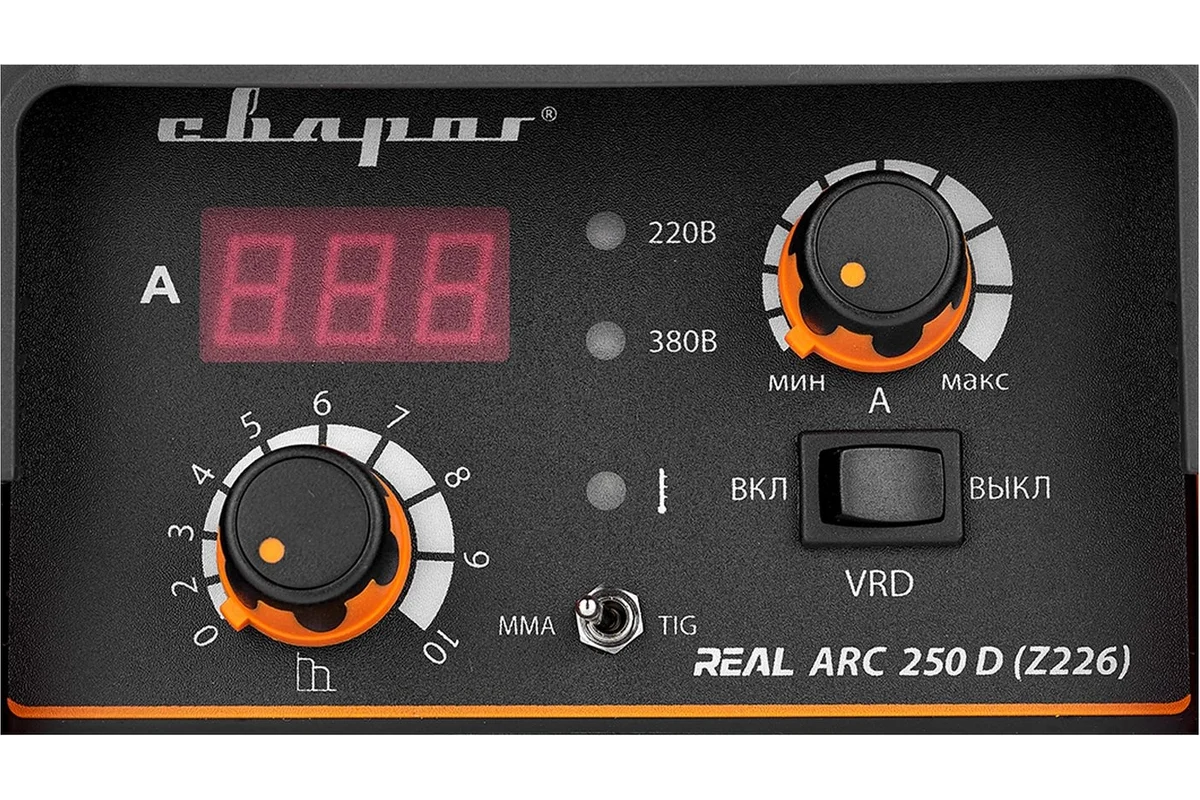 Сварочный инвертор Сварог ARC 250D REAL (Z226) НАКС (все группы) РФ 98078