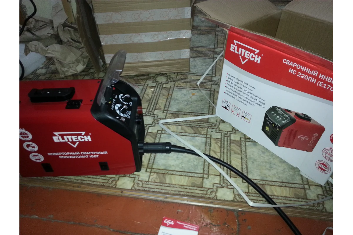 Сварка MIG/MAG Elitech ИС 220ПН