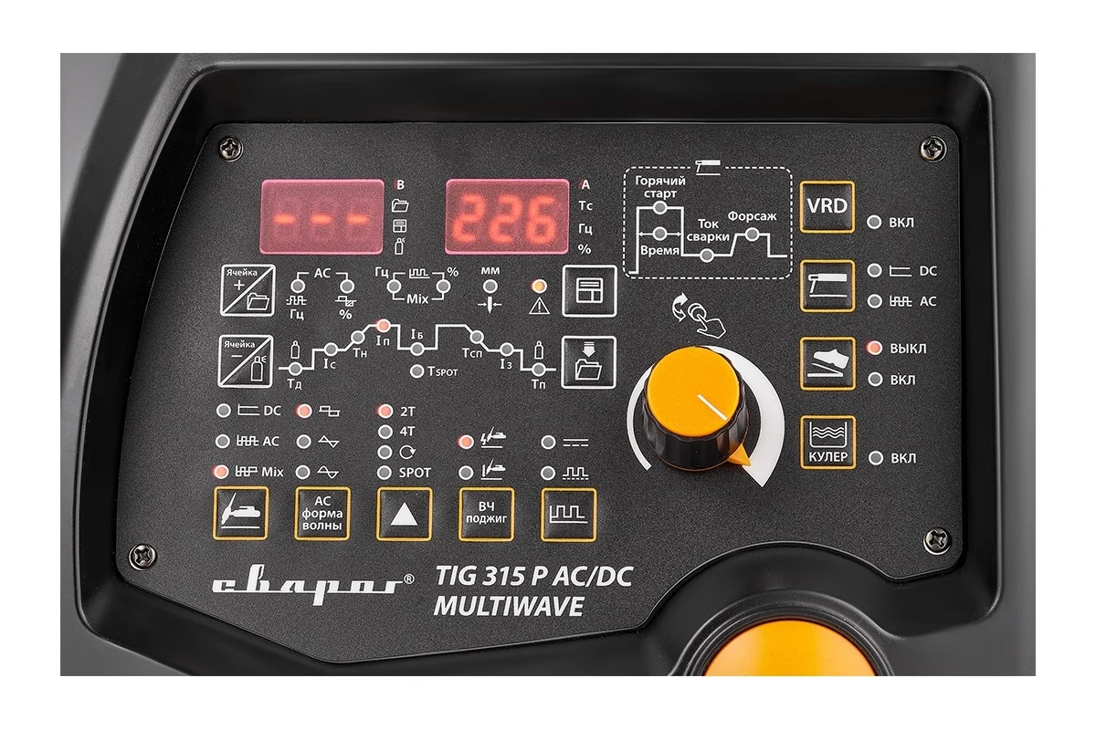 Сварочный инвертор Сварог TIG 315P AC/DC MULTIWAVE PRO E202 96860
