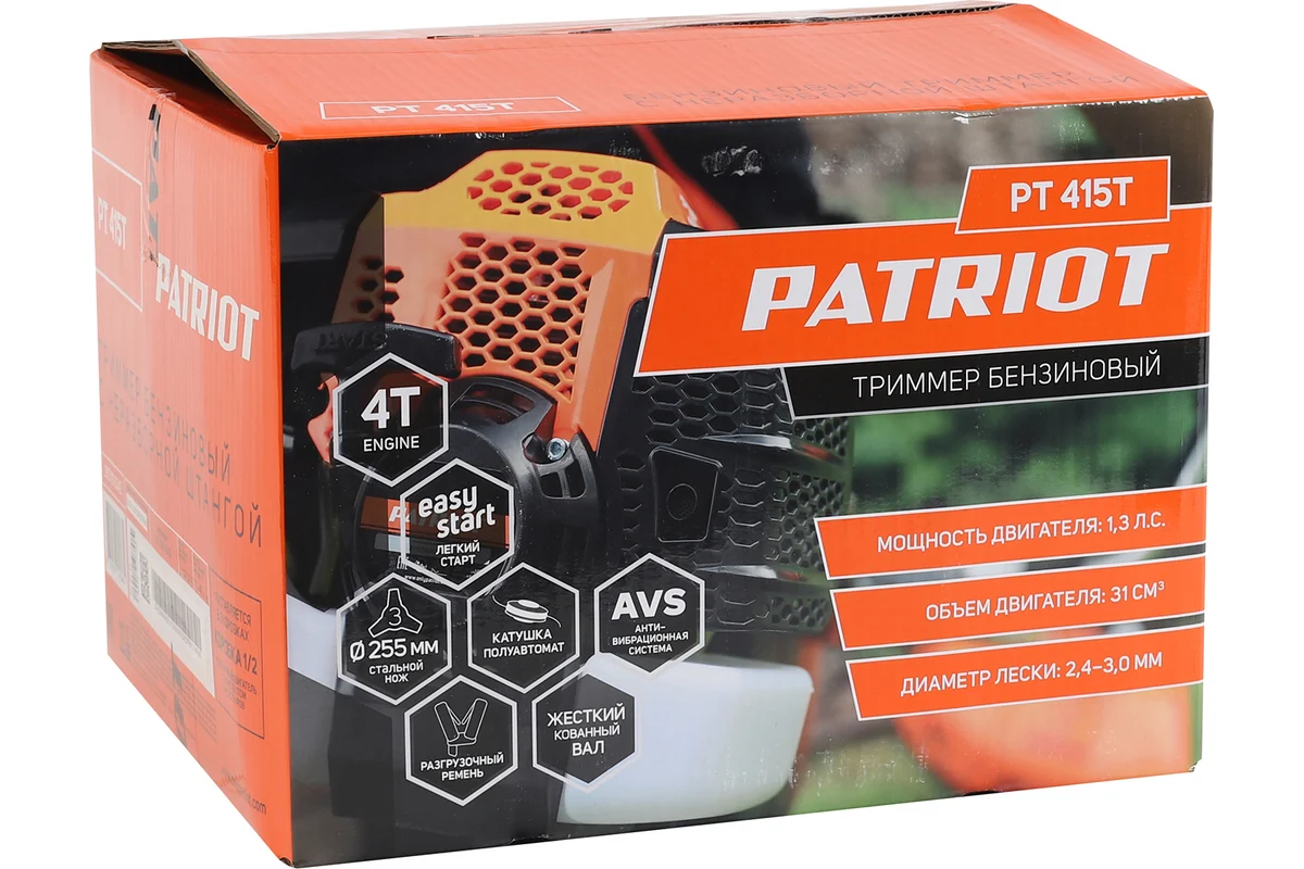 Бензиновый триммер PATRIOT PT 415T 1+1 250106242