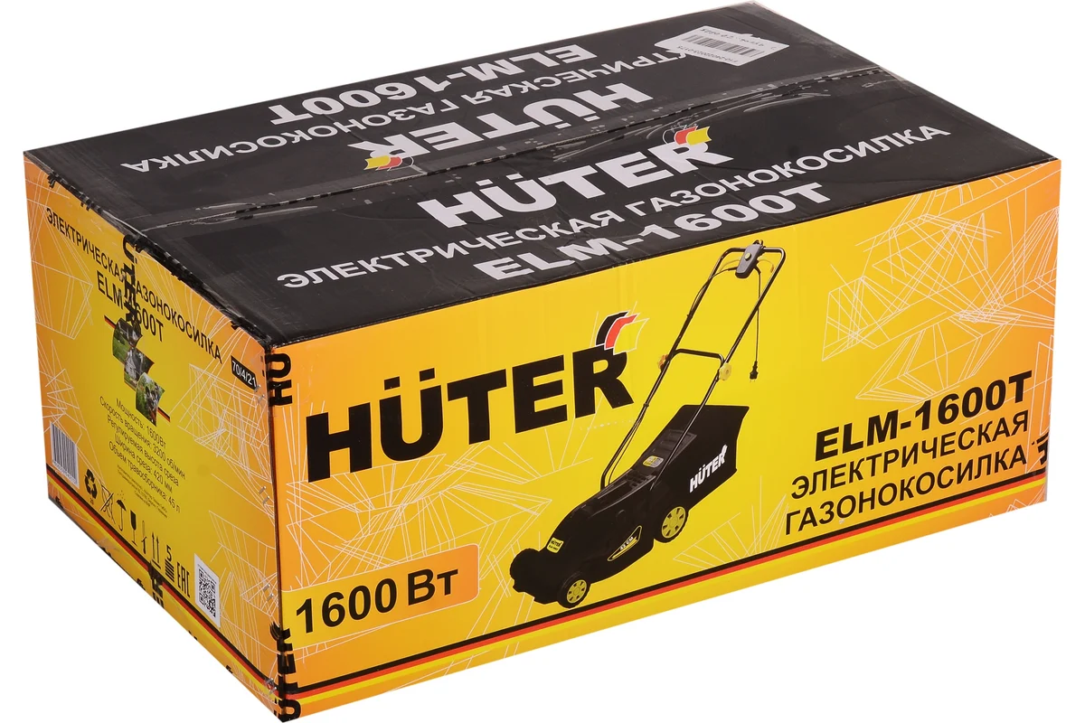 Электрическая газонокосилка Huter ELM-1600T 70/4/21