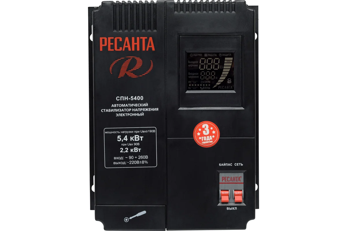Стабилизатор Ресанта СПН 5400 63/6/26