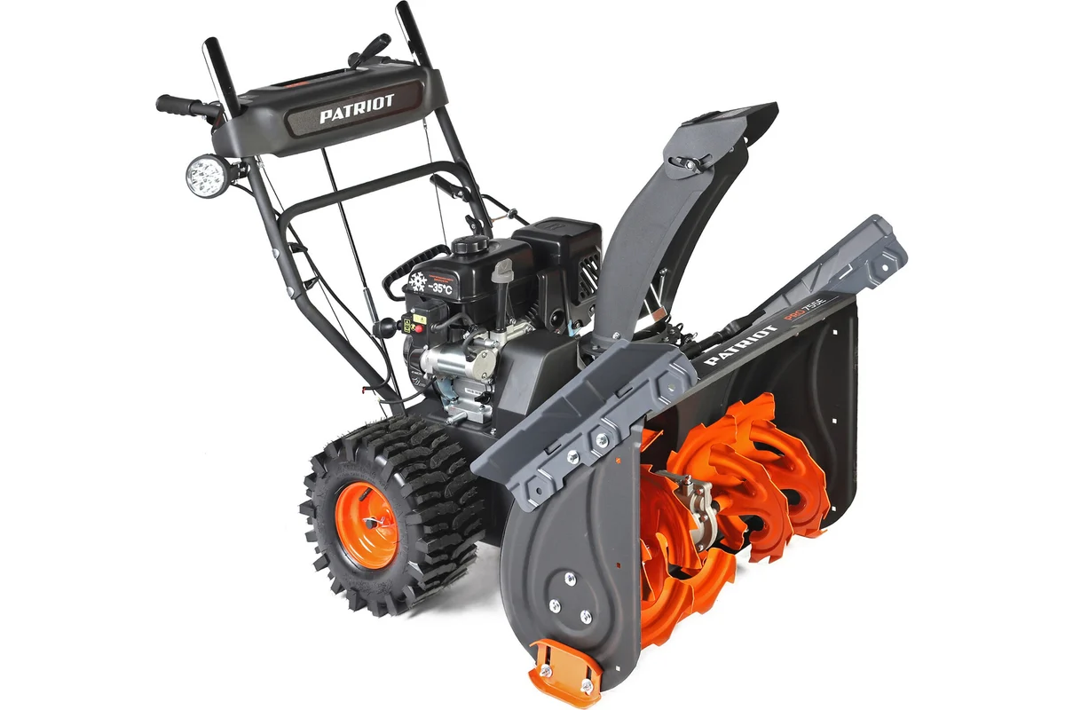 Снегоуборщик PATRIOT PRO 755 Е 7,8 л.с.,стартер Ручной/220в, ковш 71см. колеса Winter Extreme 14x5,50-7 426108406