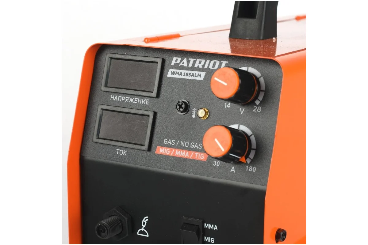 Инверторный сварочный аппарат PATRIOT WMA 185ALM MIG/MAG/MMA 605301860