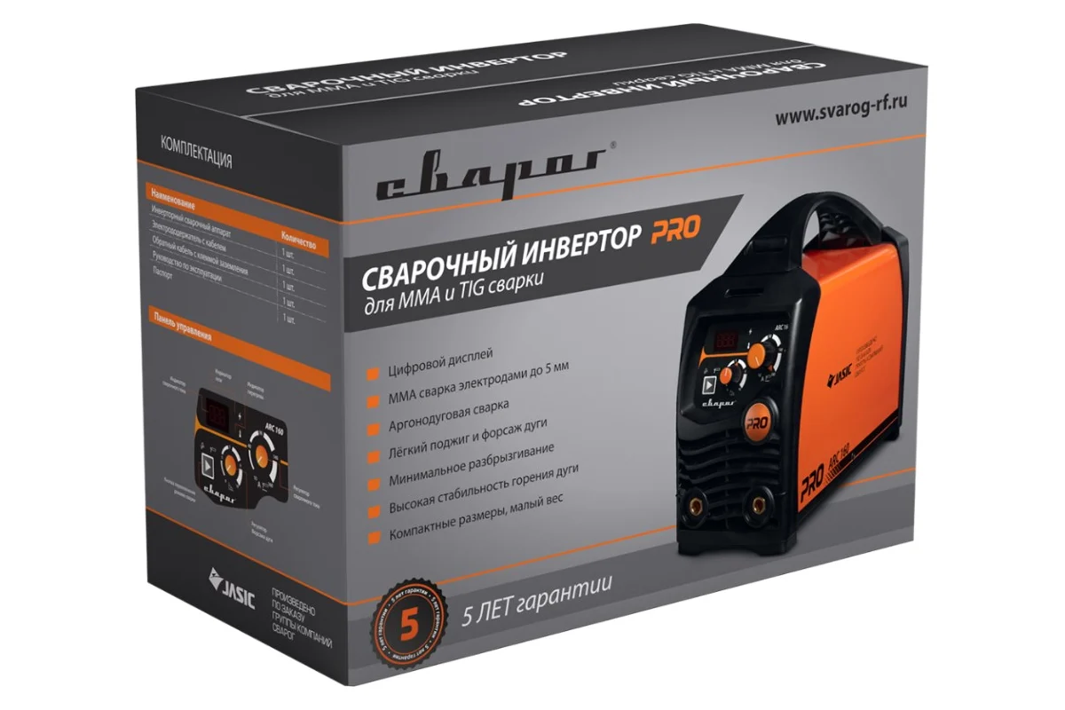 Сварочный инвертор Сварог ARC 160 PRO Z211S 00000090922