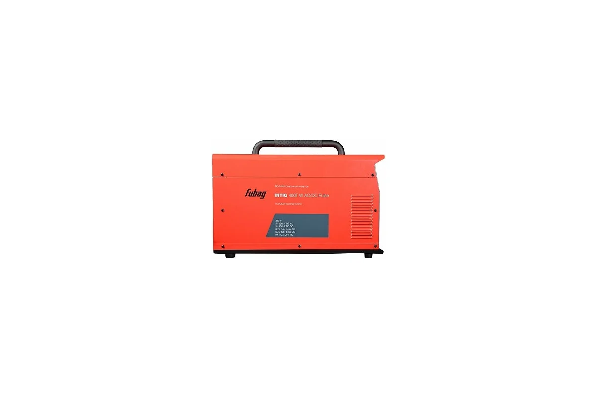 Инвертор FUBAG сварочный INTIG 400 T W AC/DC PULSE + горелка FB TIG 26 5P 4m, 31456.2