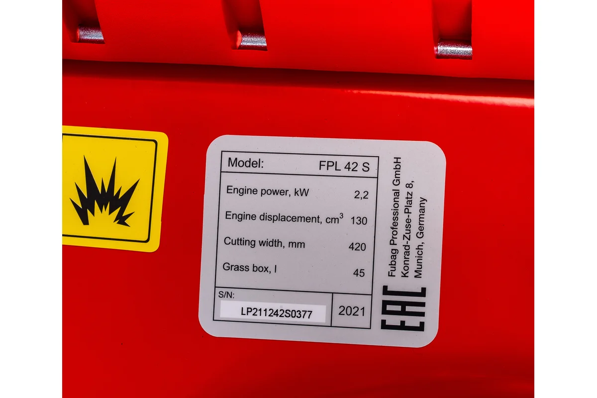 Самоходная бензиновая газонокосилка Fubag FPL 42 S 31777