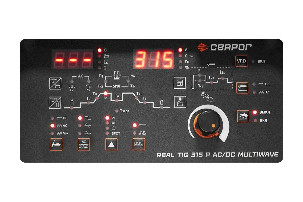 Сварочный инвертор Сварог TIG 315 P AC/DC MULTIWAVE REAL (E30301) 99630