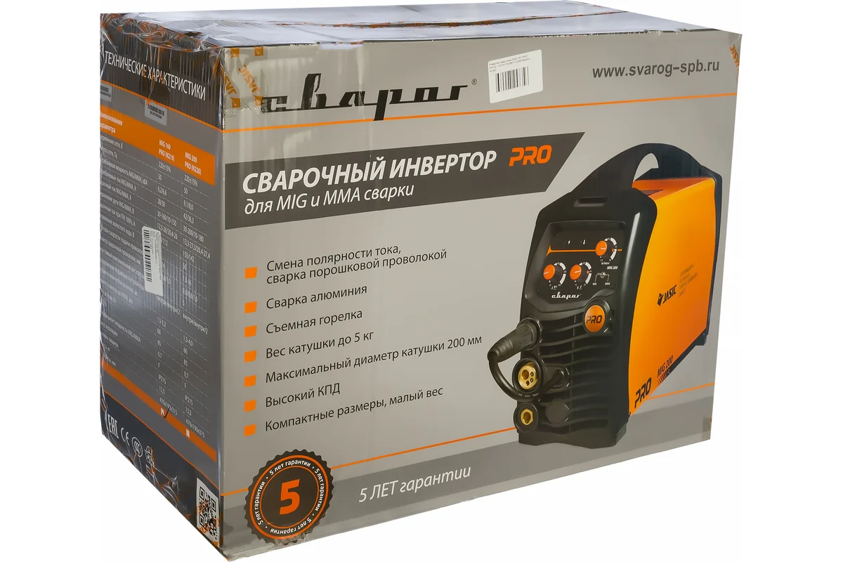 Сварочный инвертор Сварог PRO MIG 160 N219 00000092666