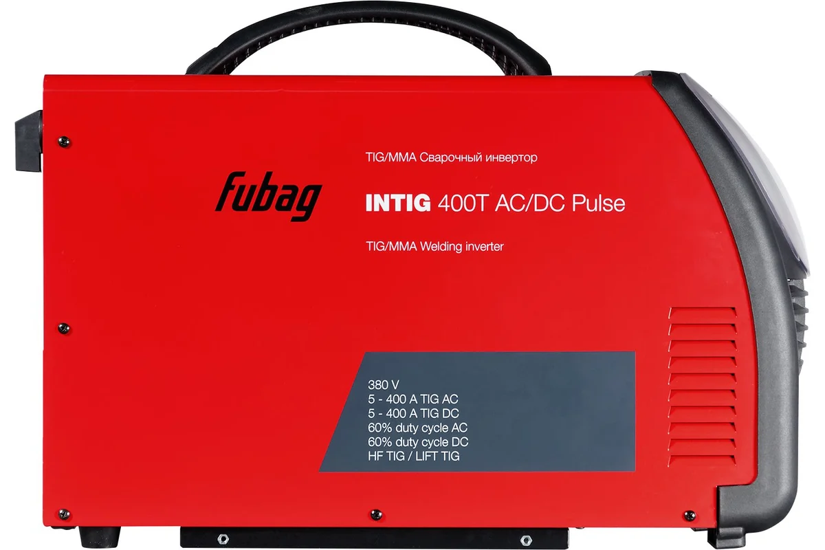 Сварочный инвертор FUBAG INTIG 400 T AC/DC PULSE + Горелка FB TIG 26 5P 4m 38028.2