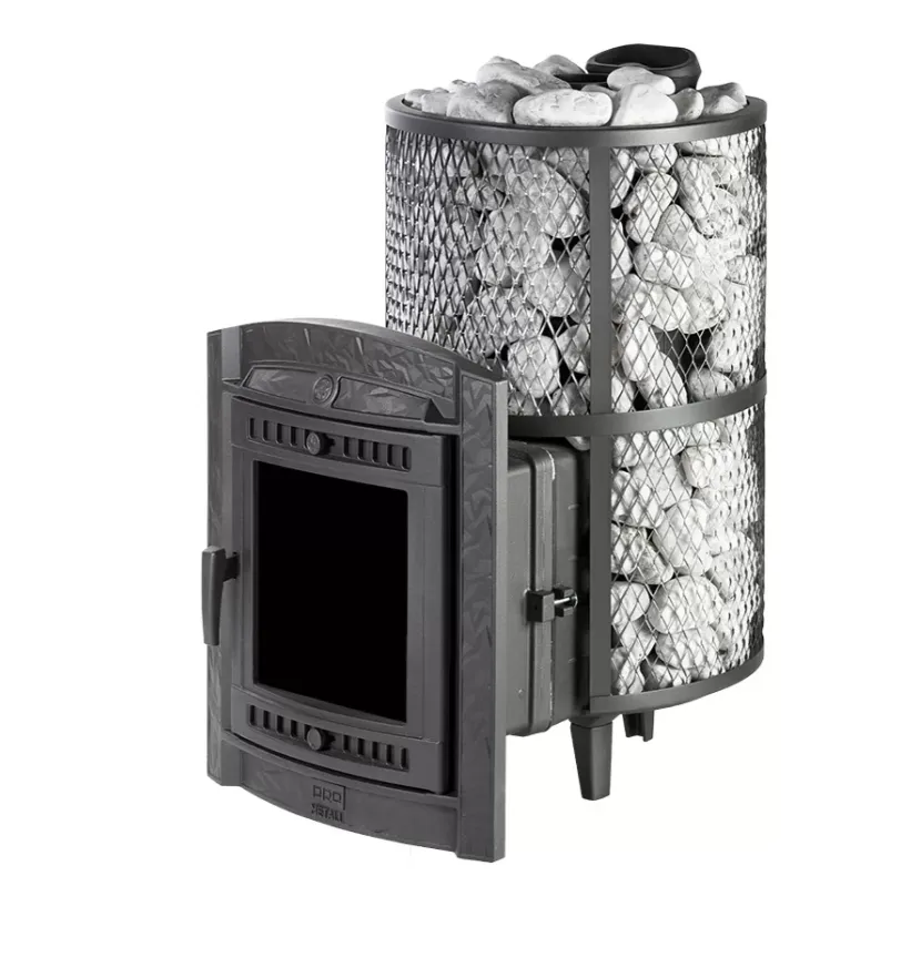 Печь банная Prometall Атмосфера XL Про сетка нерж сталь