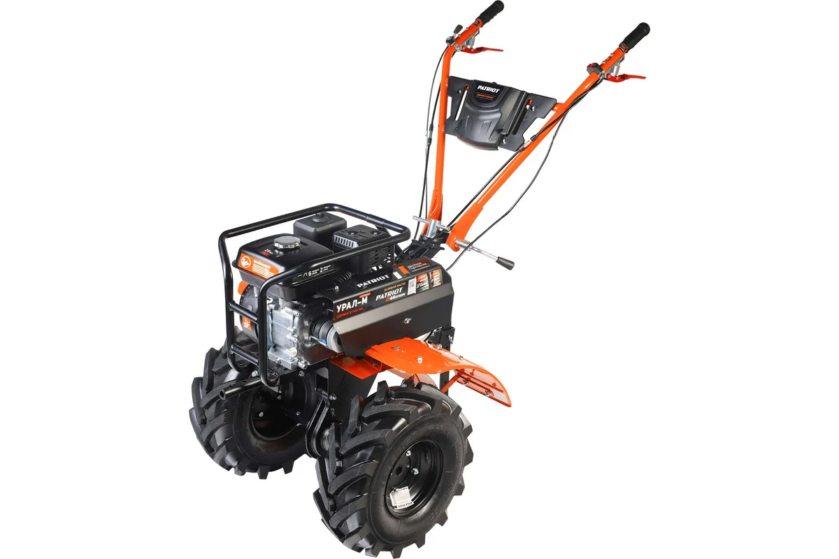 Бензиновый мотоблок PATRIOT УРАЛ M колеса EXTREME 440107007