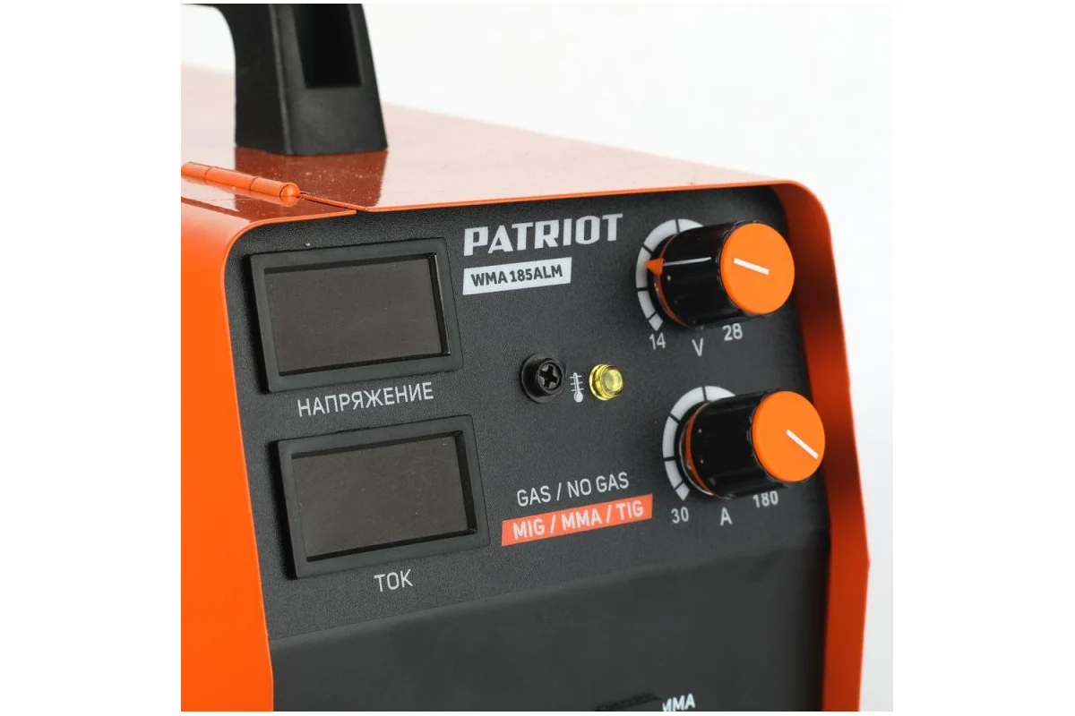 Инверторный сварочный аппарат PATRIOT WMA 185ALM MIG/MAG/MMA 605301860