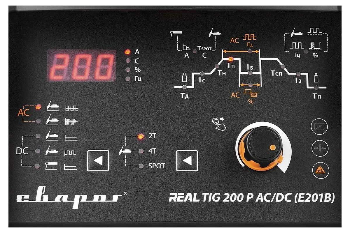 Сварочный инвертор Сварог TIG 200 P AC/DC REAL (E201B) 98986