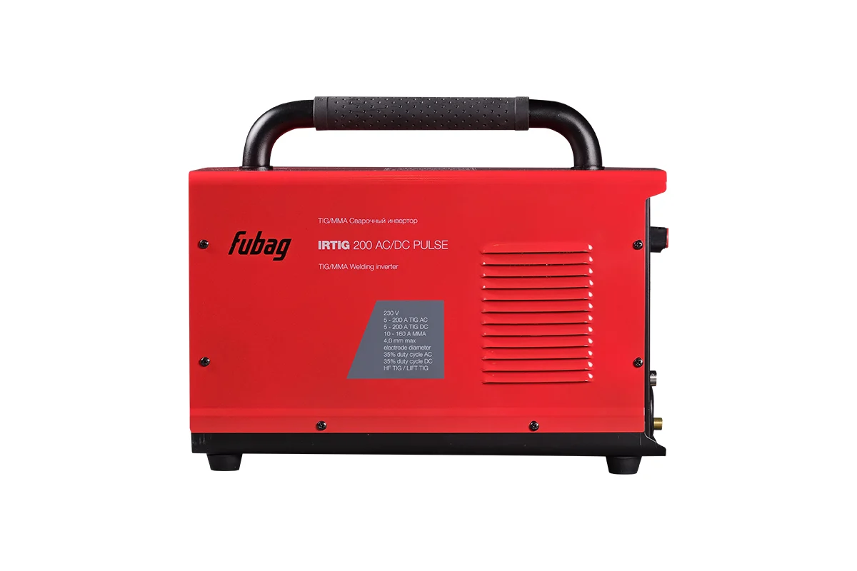 Сварочный инвертор FUBAG IRTIG 200 AC/DC PULSE, горелка FB TIG 26 5P 4m Up&Down, 38459, 31564.1