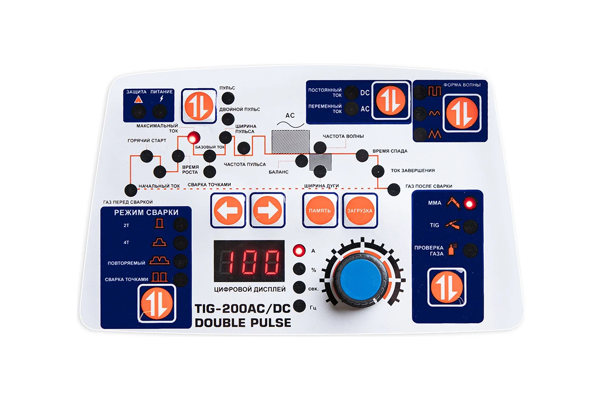 Аппарат аргоно-дуговой сварки GROVERS TIG 200 AC/DC DOUBLE PULSE ENERGY EV02699