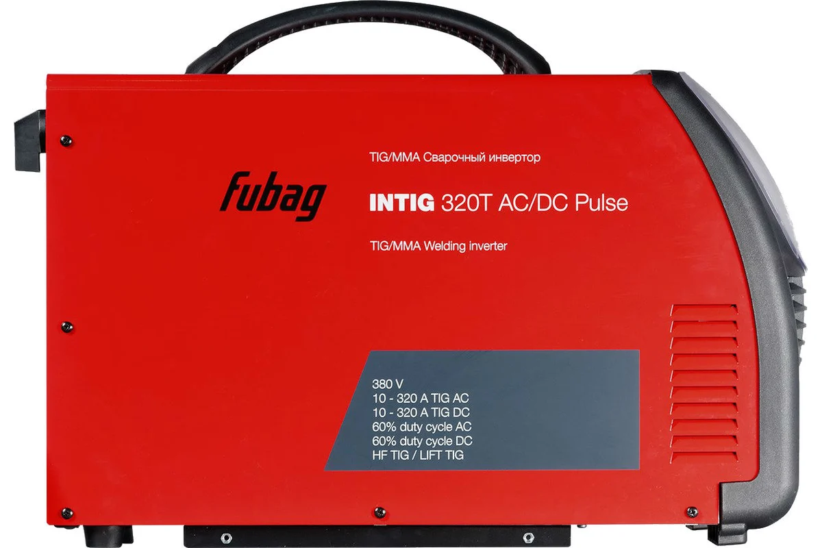 Сварочный инвертор FUBAG INTIG 320 T AC/DC PULSE + Горелка FB TIG 26 5P 4m 38459 38431.2