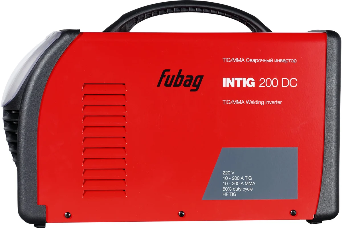 Сварочный инвертор FUBAG INTIG 200 DC + горелка FB TIG 26 5P 4m 38459 68 437.2