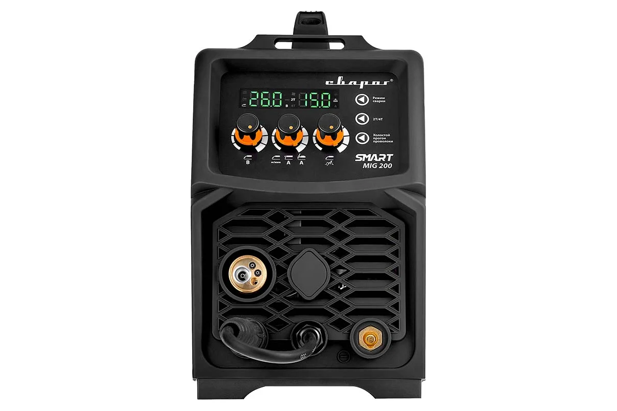 Сварочный инвертор Сварог MIG 200 REAL SMART N2A5 Black, маска+краги 98557