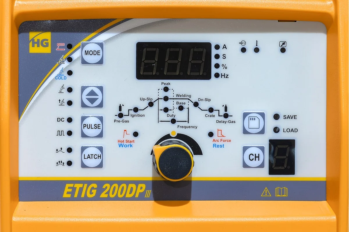 Аппарат аргонодуговой сварки ТСС HUGONG ETIG 200DP III (cold tack) НАКС 048304