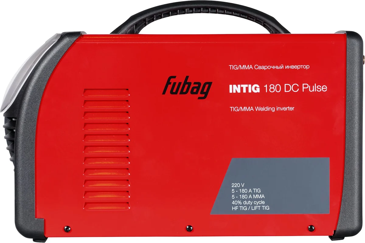 Сварочный инвертор FUBAG INTIG 180 DC PULSE + горелка FB TIG 26 5P 4m 38459 68 438.2