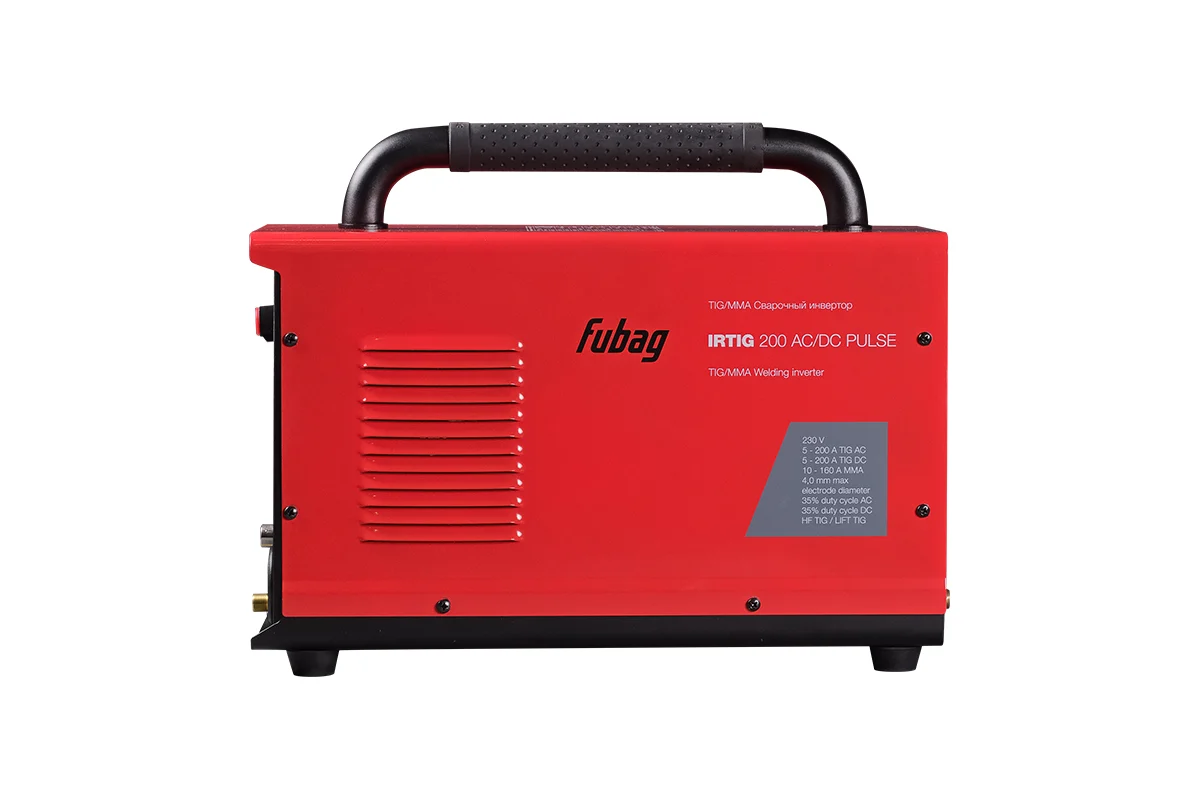 Сварочный инвертор FUBAG IRTIG 200 AC/DC PULSE, горелка FB TIG 26 5P 4m Up&Down, 38459, 31564.1