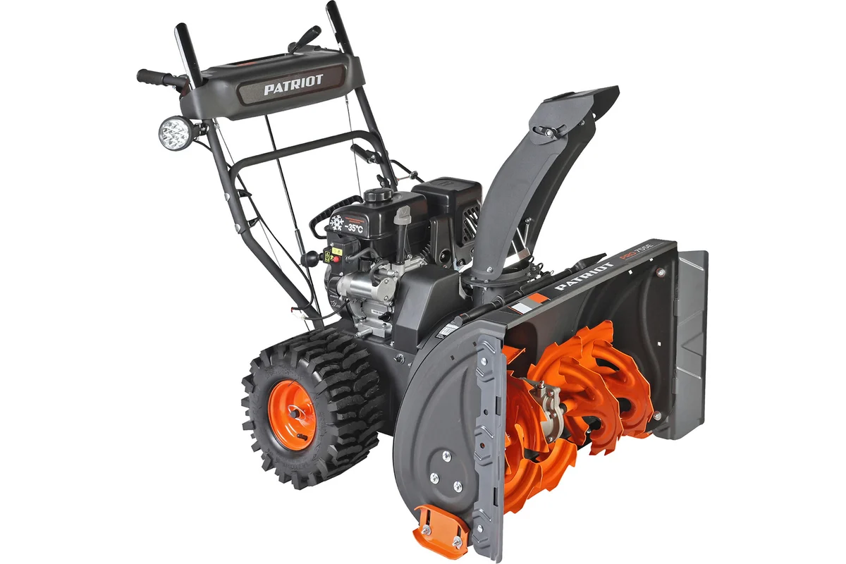 Снегоуборщик PATRIOT PRO 755 Е 7,8 л.с.,стартер Ручной/220в, ковш 71см. колеса Winter Extreme 14x5,50-7 426108406