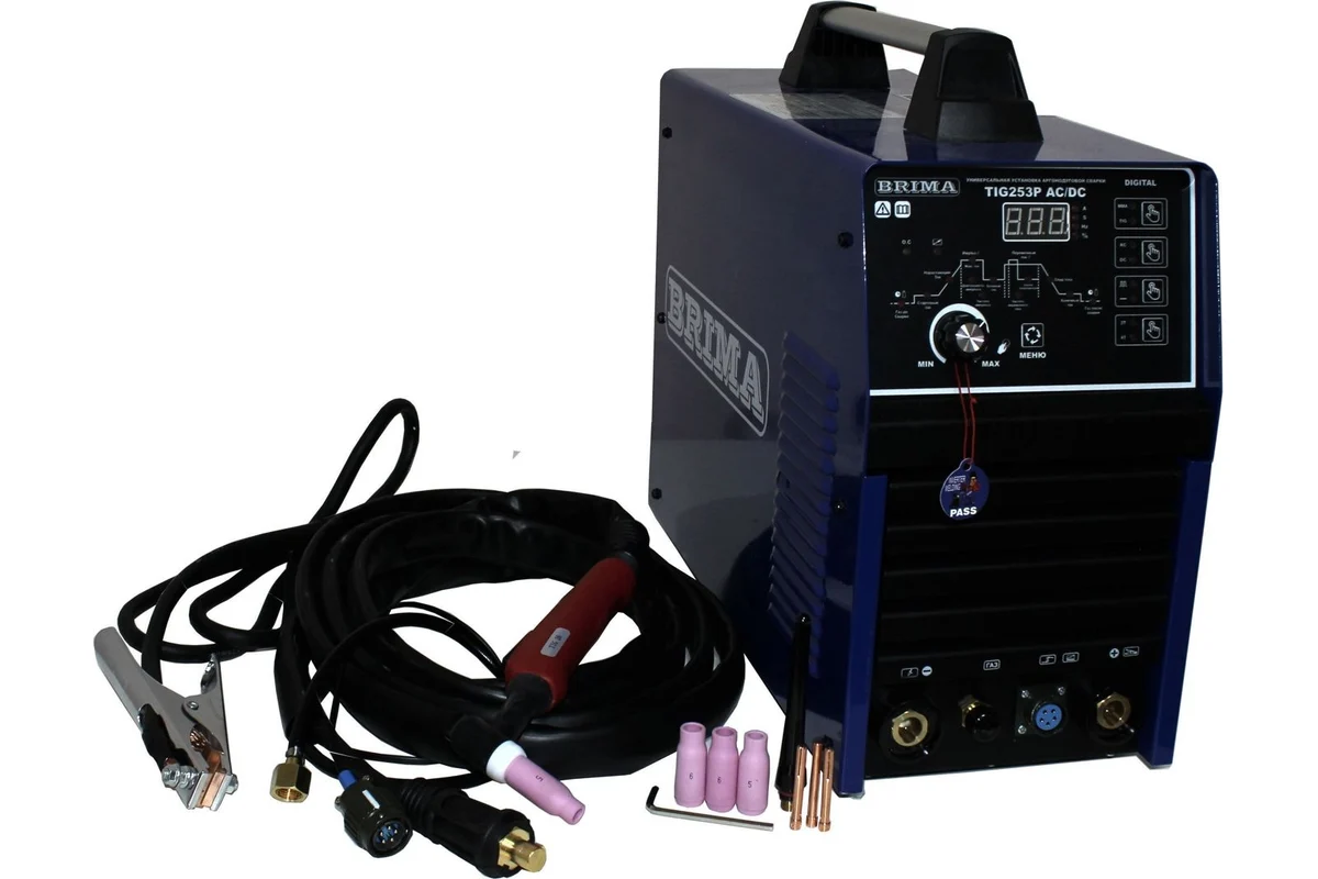 Инверторная установка Brima tig-253p ac/dc digital 220в НП000001410