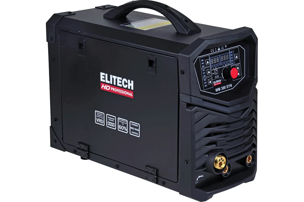 Инверторный сварочный аппарат Elitech HD WM 300 SYN 204472