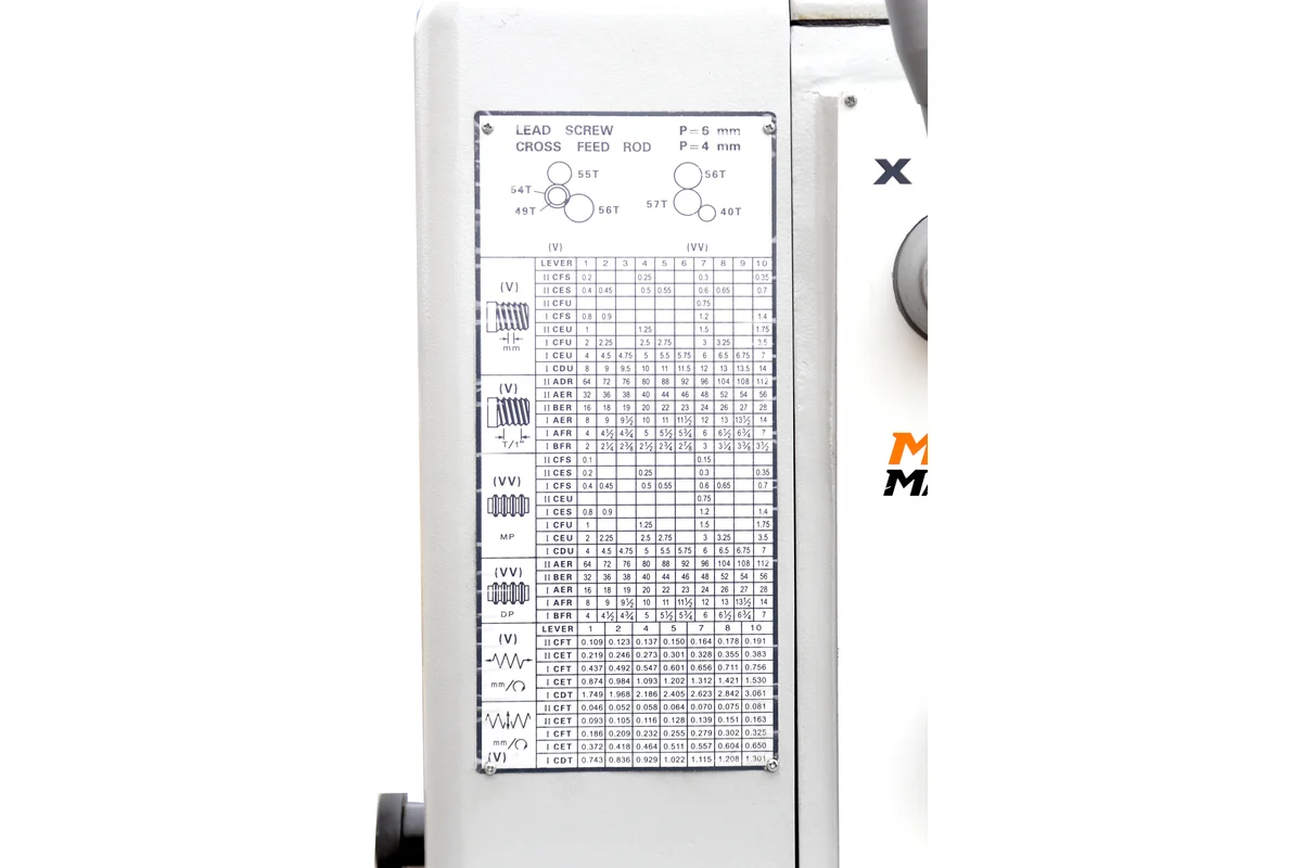 Токарно-винторезный станок MetalMaster Z51150 DRO RFS 18925