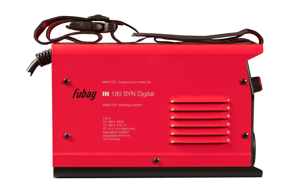 Сварочный инвертор FUBAG IN 180 SYN Digital 41387