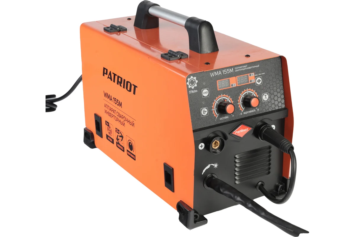 Сварочный инверторный полуавтомат Patriot WMA 155M MIG/MAG/MMA, Patriot (1165) 605302140