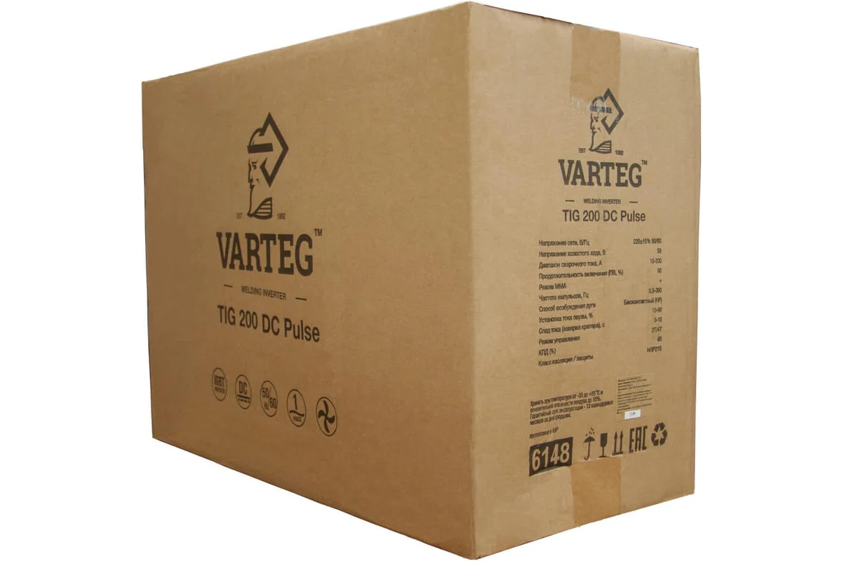 Аппарат аргонодуговой сварки Foxweld VARTEG TIG 200 DC PULSE 6148