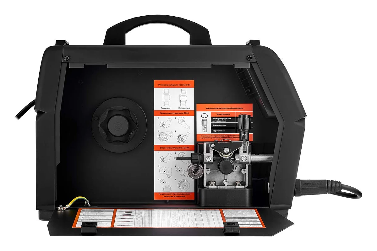 Сварочный инвертор Сварог MIG 200 REAL SMART N2A5 Black, маска+краги 98557