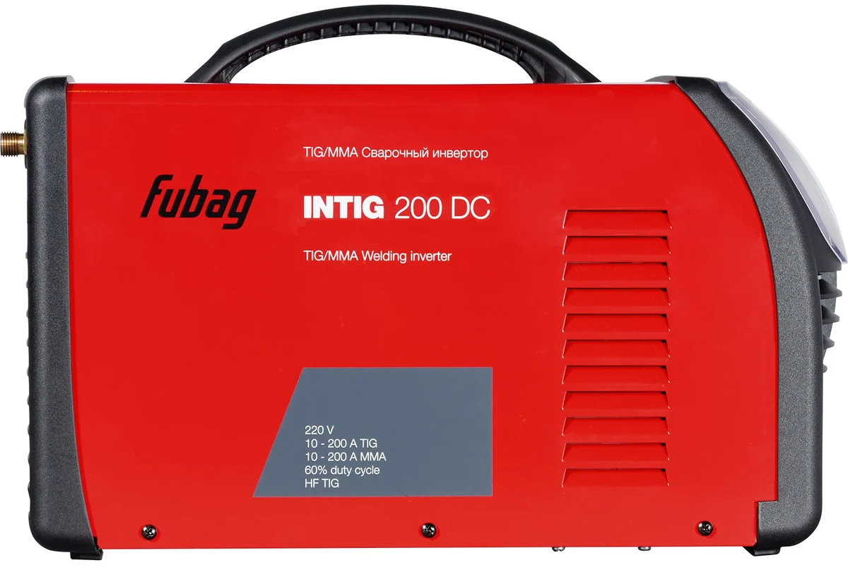 Сварочный инвертор FUBAG INTIG 200 DC + горелка FB TIG 26 5P 4m 38459 68 437.2